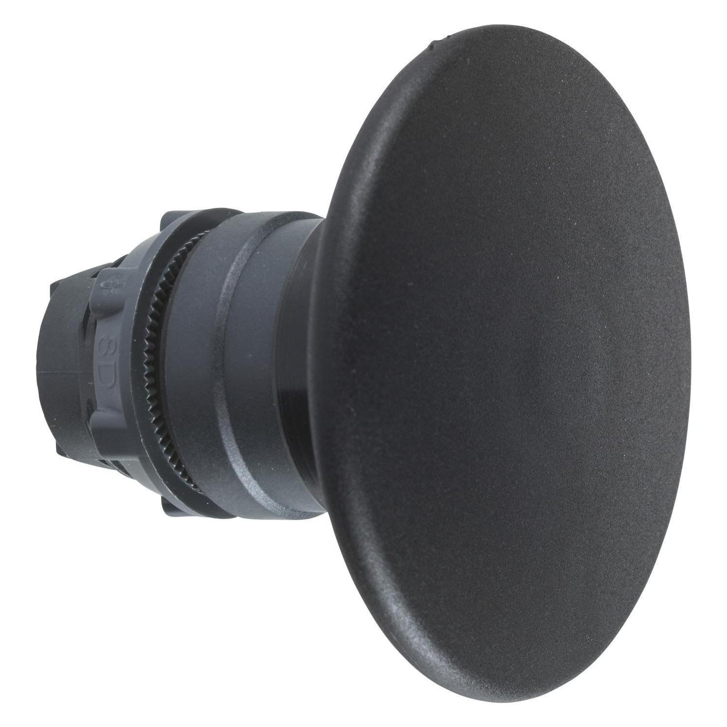 Schneider Electric 22mm Mushroom Push Button Black 60mm (ZB5AR2)