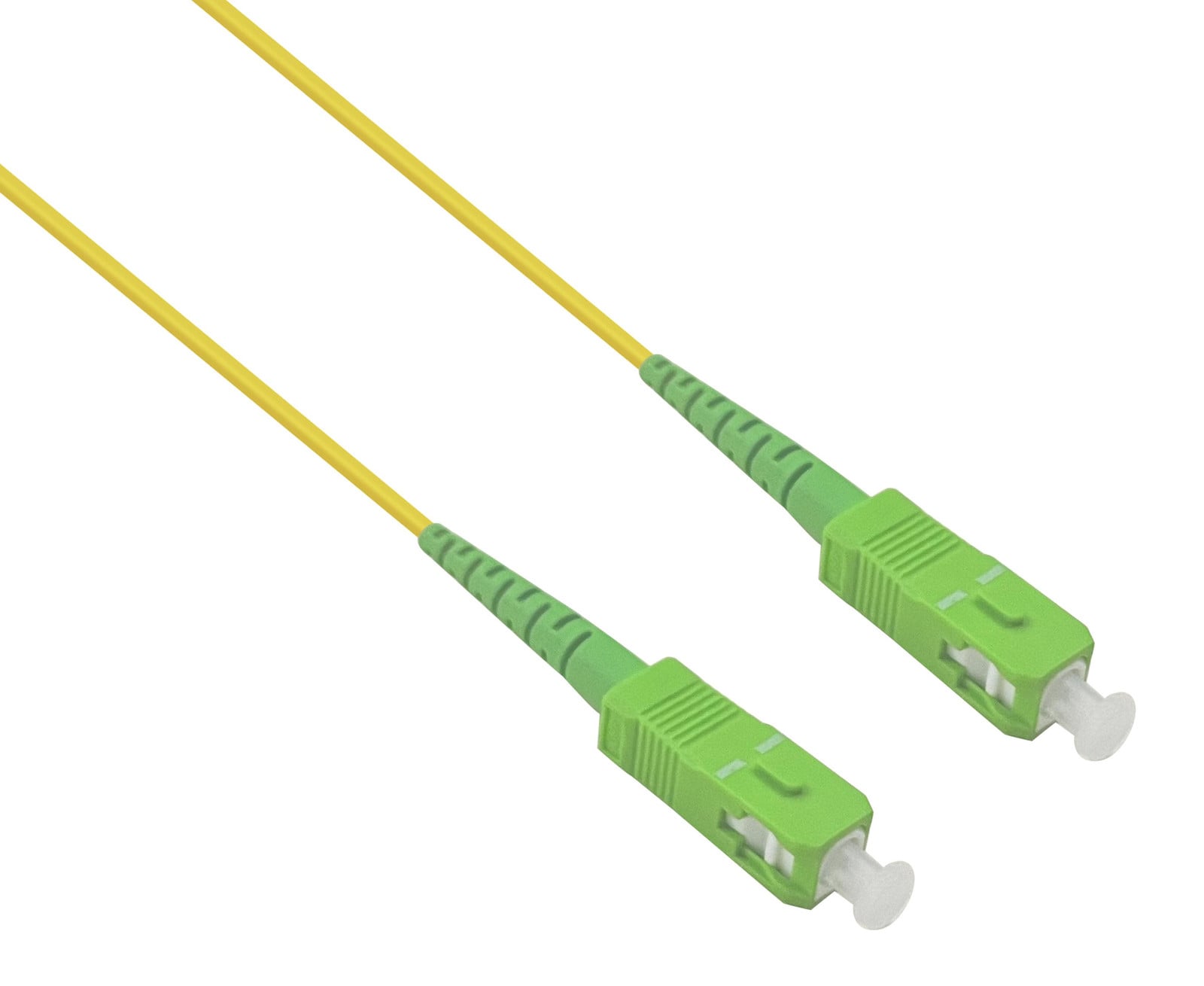 Helos vezeloptische simplex patchkabel SC/APC - SC/APC, G657, 9/125µm, OS2, 10 meter