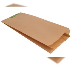 Nette 1000 Stück Faltenbeutel 10+5x22cm Papiertüten braun