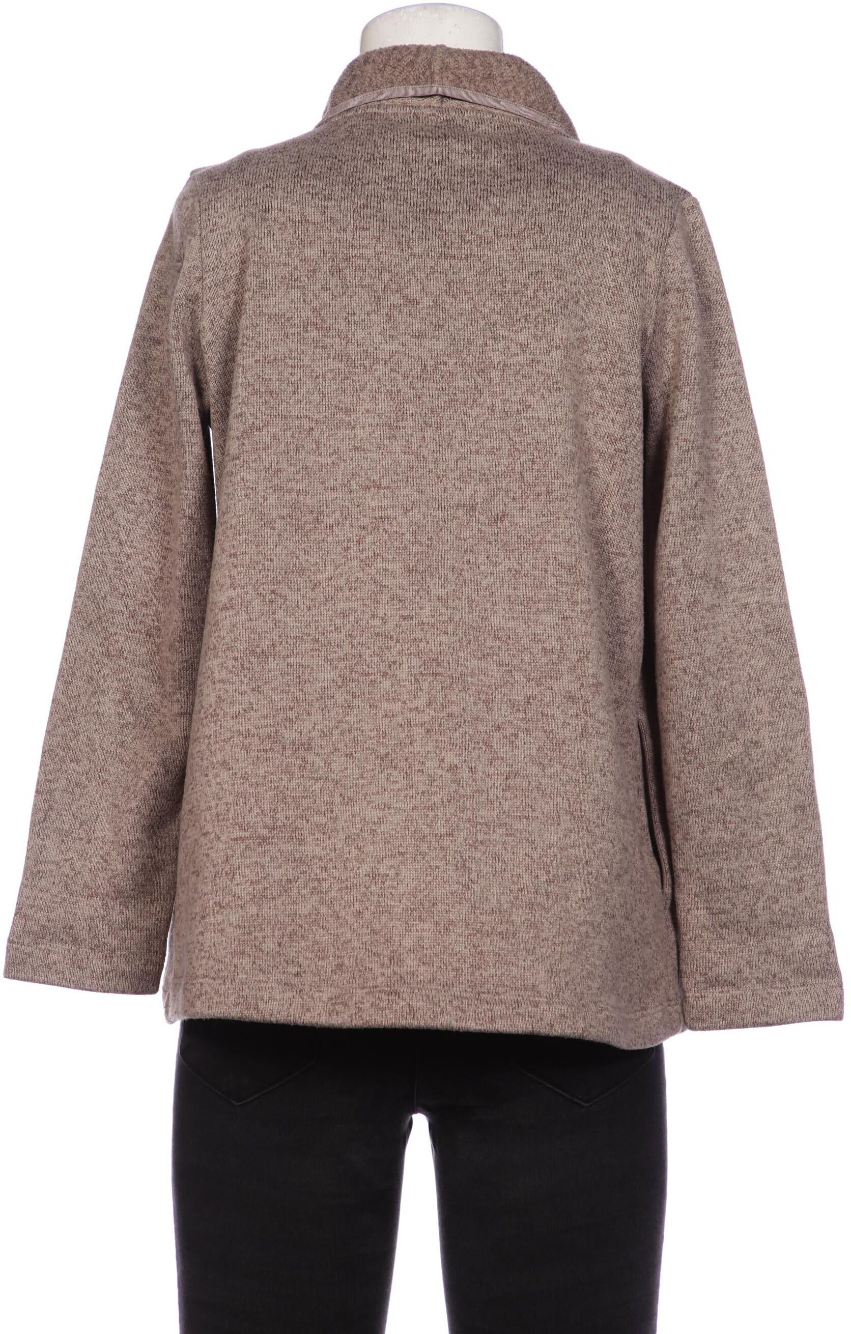 Lands End Damen Strickjacke, Beige, Gr. S, Synthetik - Second Hand