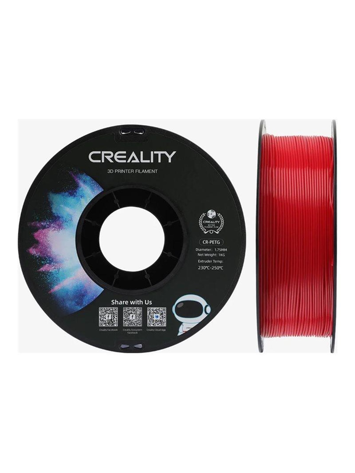 CREALITY 3D - red - CR-PETG filament, 1kg