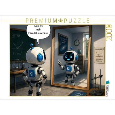 CALVENDO Puzzle Das falsche Spiegelbild | 2000 Teile Lege-Größe 90 × 67 cm Foto-Puzzle für glückliche Stunden