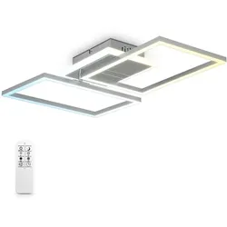 CCT LED Wand- und Deckenleuchte,chrom-alu, LED/40W