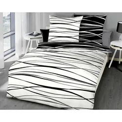 Kaeppel Mako-Satin Bettwäsche Motion 584/610 135x200 cm / 80x80 cm