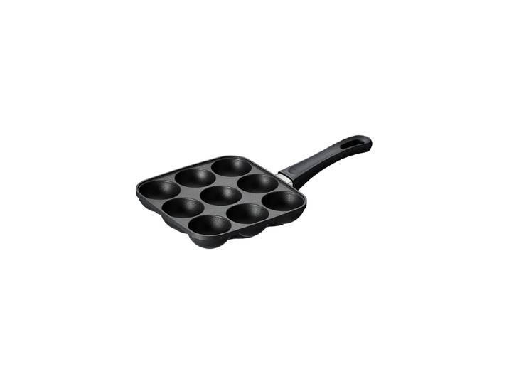 Premium Krapfenpfanne „Classic“ für 9 Krapfen Schwarz SCANPAN