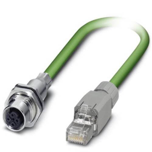 Phoenix Contact 1404368 M12 / RJ45 Patchkabel CAT 5e SF/UTP 1.00m Grün 1St.