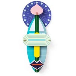WANDDEKO Abstrakte Maske 25/8 cm
