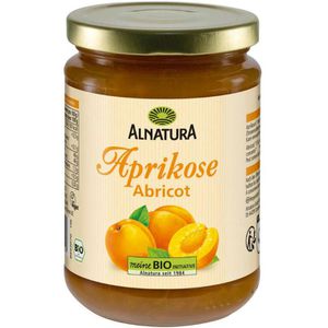 Alnatura Fruchtaufstrich Aprikose, BIO, vegan, 55% Fruchtgehalt, im Glas, 420 g