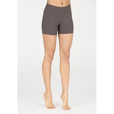 Funktionstights ATHLECIA "Luxe", Damen, Gr. 40, EURO-Größen, braun, 80% Polyamid, 20% Elasthan, unifarben, Hosen, in schnelltrocknender Qualität