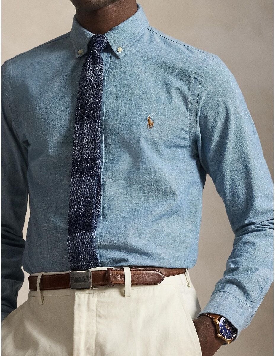 POLO RALPH LAUREN Chemise cintrée en chambray