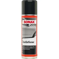 SONAX Teer Entferner 300ml löst Aufkleber-Rückstände, Ölflecken von Lack / Chrom