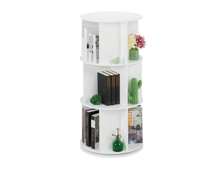 Relaxdays Petite bibliothèque rotative