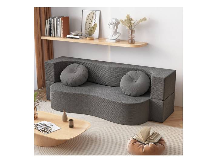 CASSILANDO Loungesofa Klappbares Schlafsofa, Doppelsofa, Fauler Sofa, sofas wohnzimmer, Keine Installation erforderlich, abnehmbare Sofabestellung