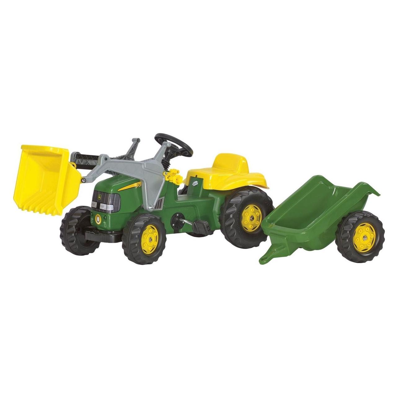Rolly Toys John Deere Traktor mit Lader und Anhänger (055.02311)