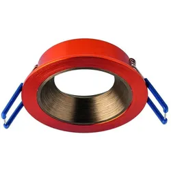 Rutec ALU15213 Einbauring MixMi, schwenkb.,ru, Aluminium zinnober/grünbronze