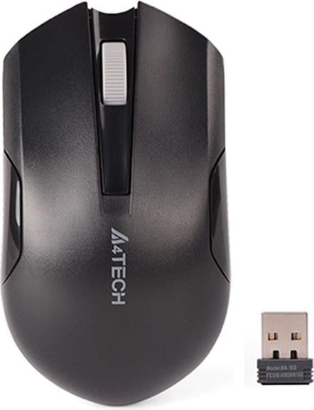 A4Tech G3-200NS Draadloze Optische Muis met 1000 DPI, Zwart