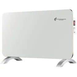 Mobiler Elektrischer Glasheizkörper Sorimo Sannover 2000 W Weiß