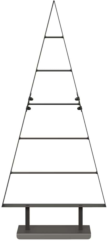 Metro Metal Christmas Tree with Stand steel Gold 2.95' H