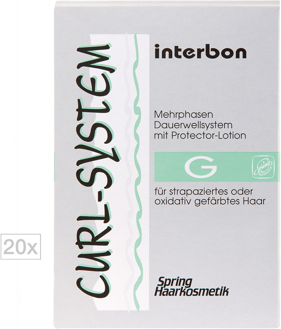 20 Stück Spring Curl System Well-Lotion G (Well-Lotion 75ml + Protector-Lotion 25ml + Fixierung 75ml)