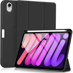 eSTUFF Pencil Case (Apple iPad mini 2021), Tablet Hülle, Schwarz