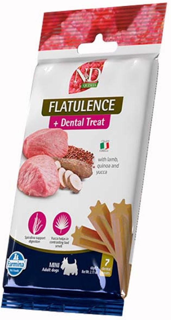 N&D Quinoa Snack Cane Mini Flatulence 60G