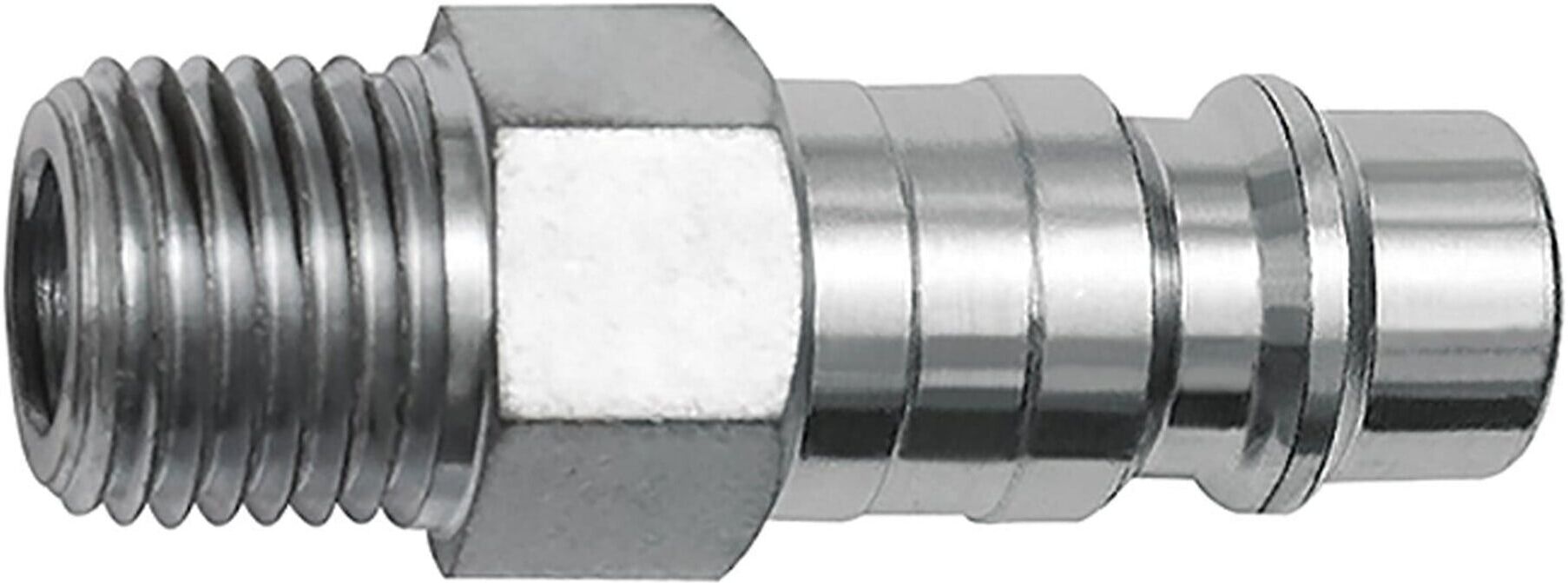 Riegler Nippel für Kupplungen NW 7,2, Stahl, G 1/2 AG (424.63)