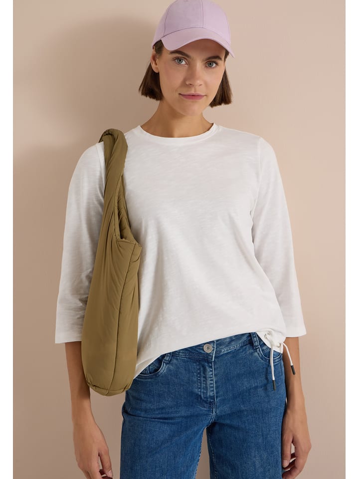 Cecil Longsleeve in Weiß - XL