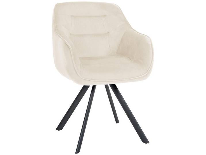 furnicato Esszimmerstuhl Russel 90x57x63 cm creme (1 St)