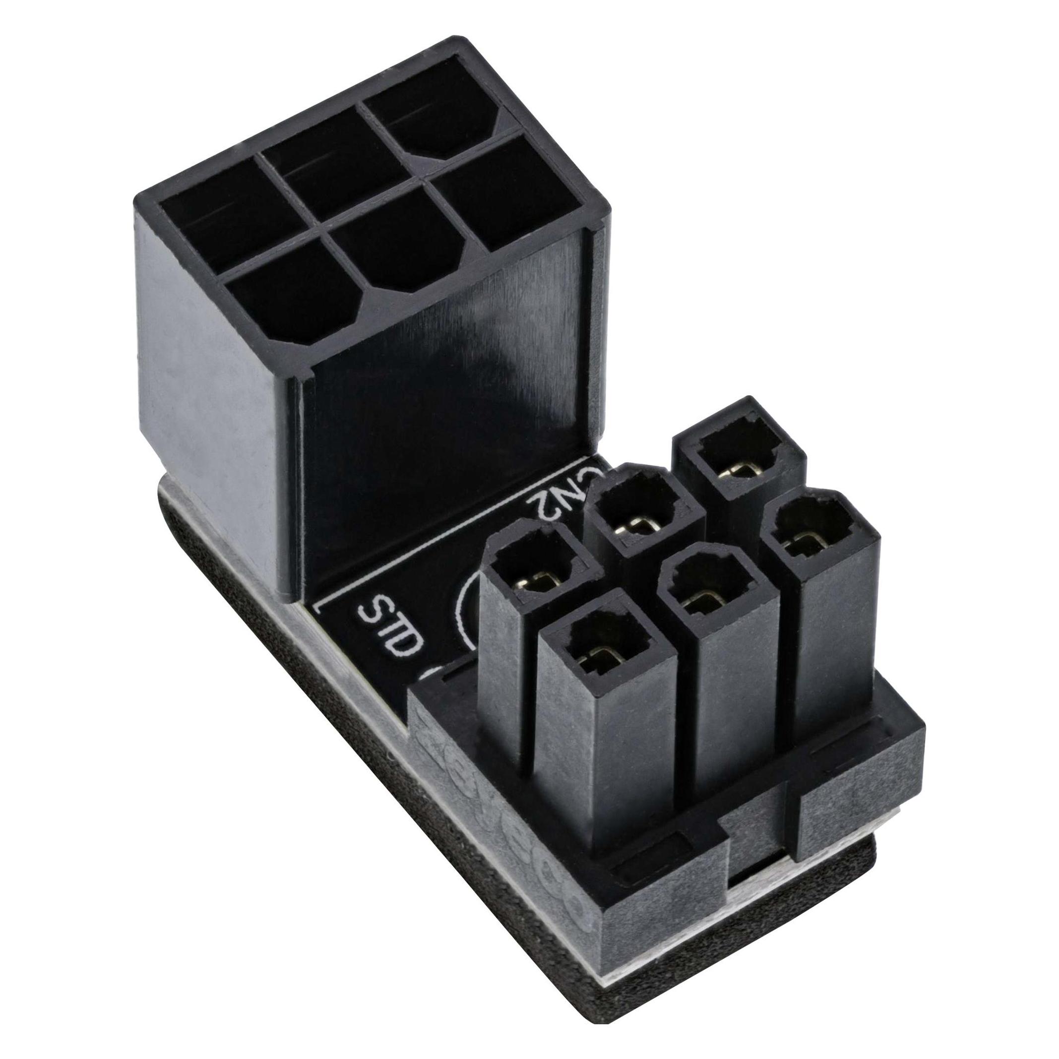 InLine Grafikkarten Stromadapter intern, ATX 6pol Stecker / Buchse (PCIe) (26636E)