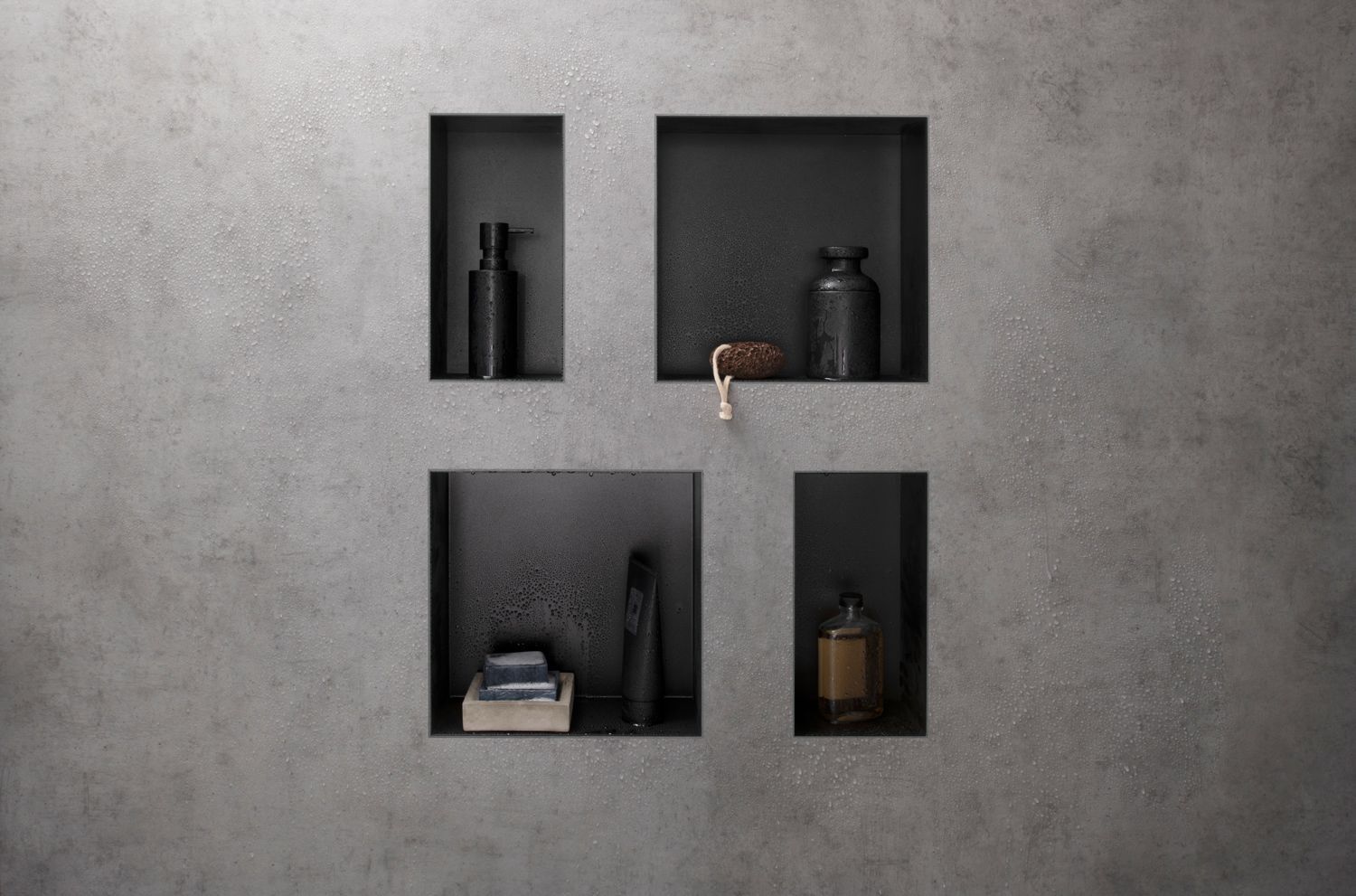 Hansgrohe XtraStoris Minimalistic Wandnischen-Einbaubox rahmenlos 15 x 10 x 30 cm