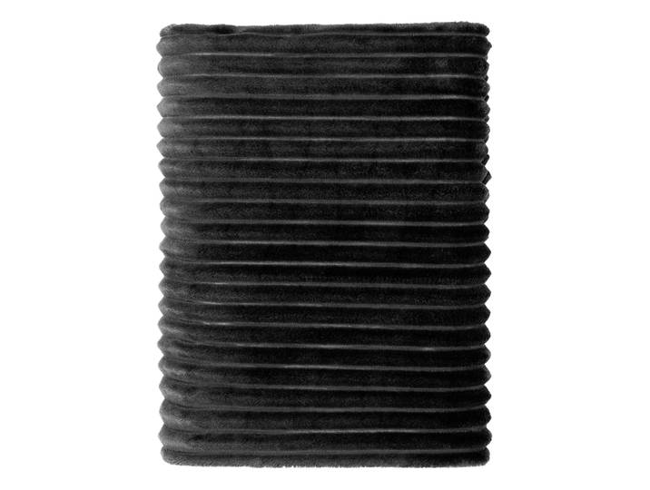 Plaid cocooning côtelé 150x200 anthracite