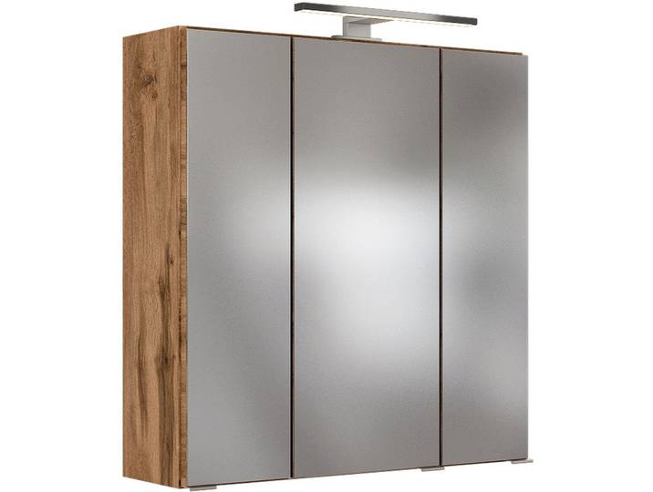 Spiegelschrank Lucca mit LED Eiche B: ca. 60 cm