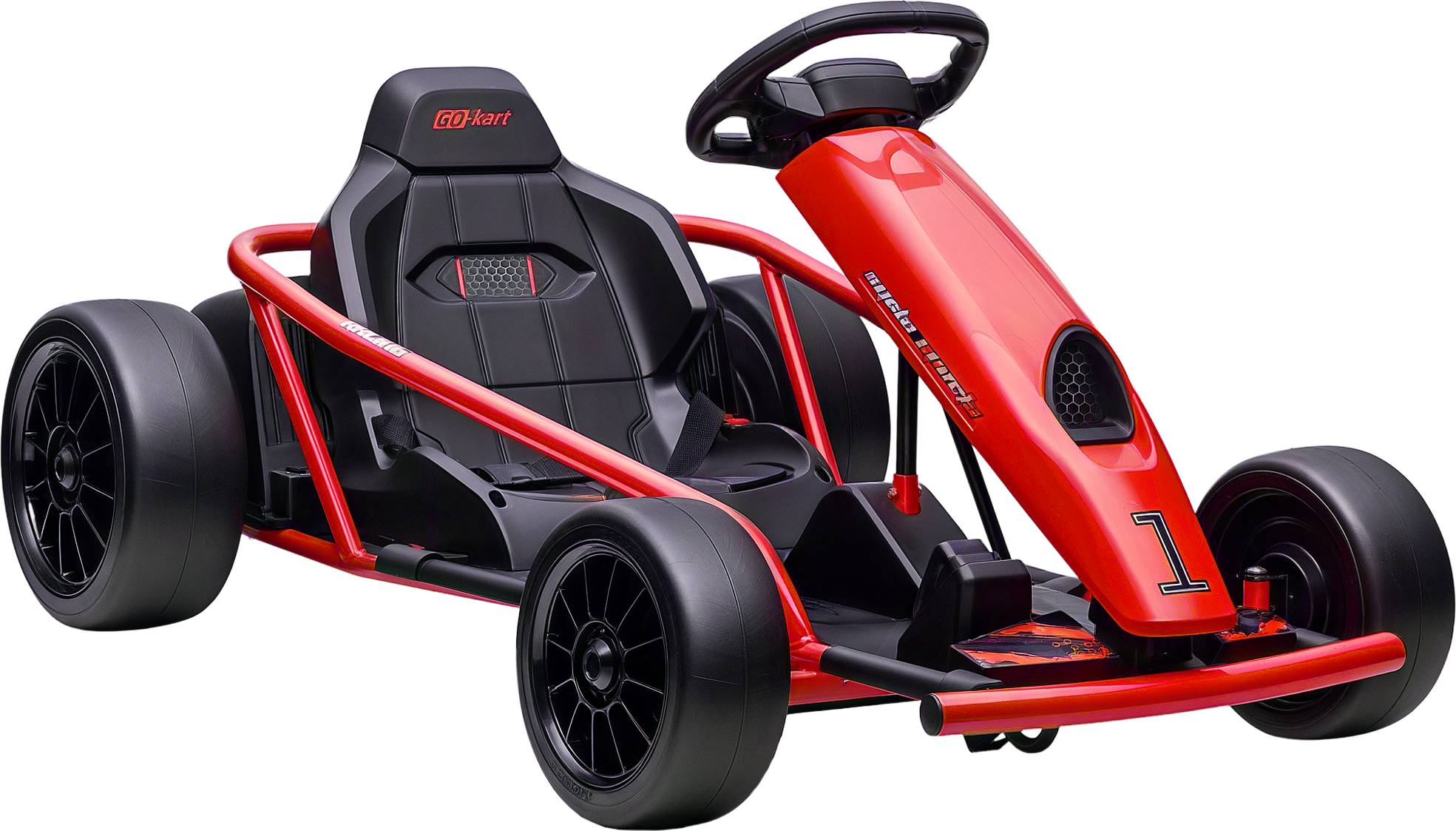 Homcom Go-Kart per bambini elettrico 24 V con drift e 2 motori per 8-12 anni, fino a 13 km/h, Rosso   Aosom Italy