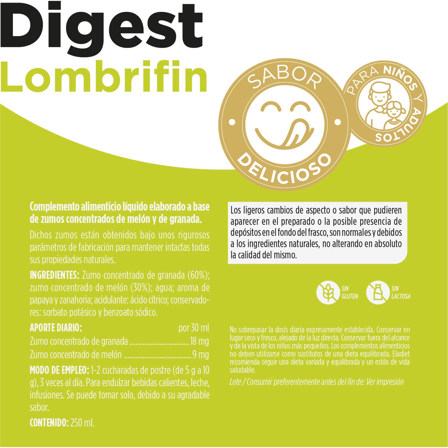ELADIET Lombrifin 250ml