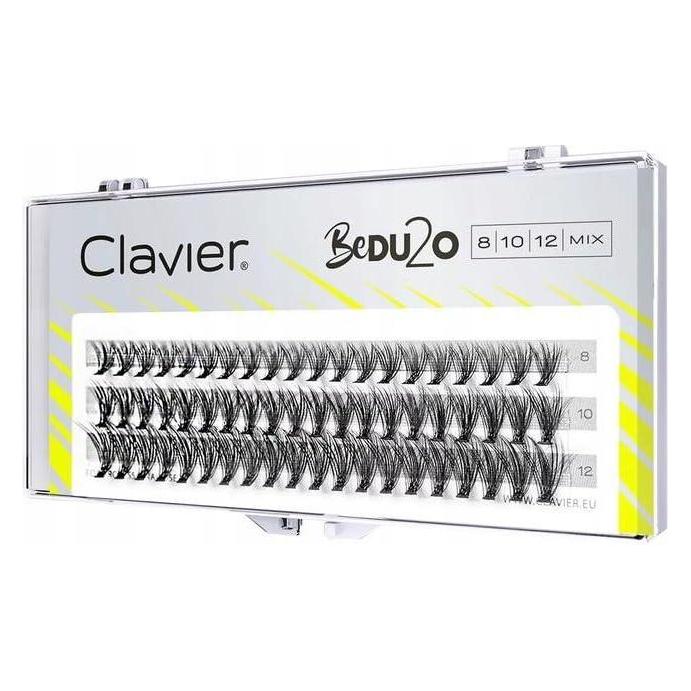 Clavier BeDU2O Double Volume kępki rzęs Mix 8-10-12mm (Künstliche Wimpern) (5907996053698)