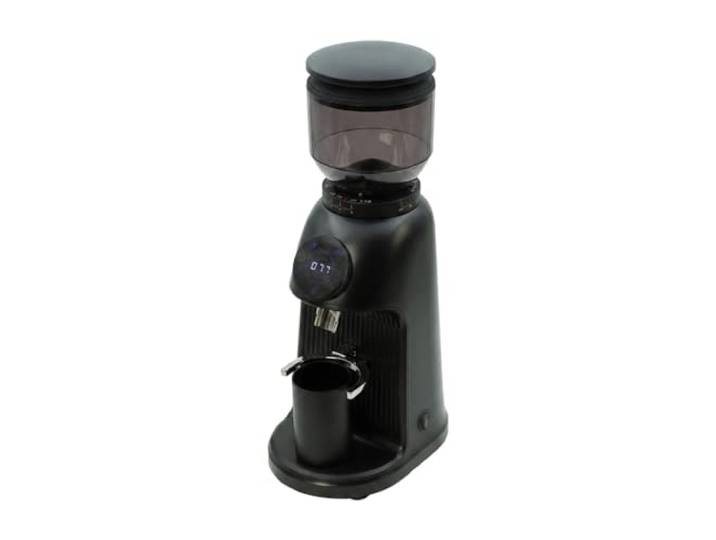 ROASTLY GF64 Kaffeemühle, Berühmtes White Label, Elektrische Einzeldosis-Kaffeemühle, Nahezu Retentionsfrei (Schwarz)