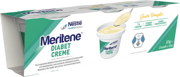 Nestle Meritene Diabet Creme Baunilha 3x125g