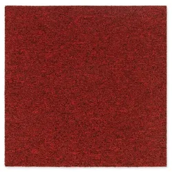 KARAT Teppichfliesen Moscow selbstliegend - 50 x 50 cm / Rot