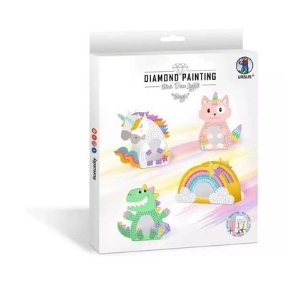 URSUS Kinder-Bastelsets Diamond Painting Mini Deco Lights Magic
