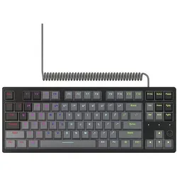 Lorgar Computer keyboard Azar 514TKL, Wired RGB mechanical gaming keyboard, black, EN layout (US, Kabelgebunden), Tastatur, Schwarz