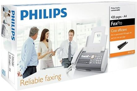 Philips PFA-363 rolo de tinta preto