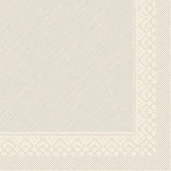 Tissue Deluxe Light Serviette Recycled Braun, 40 x 40 cm, 50 Stück - Mank