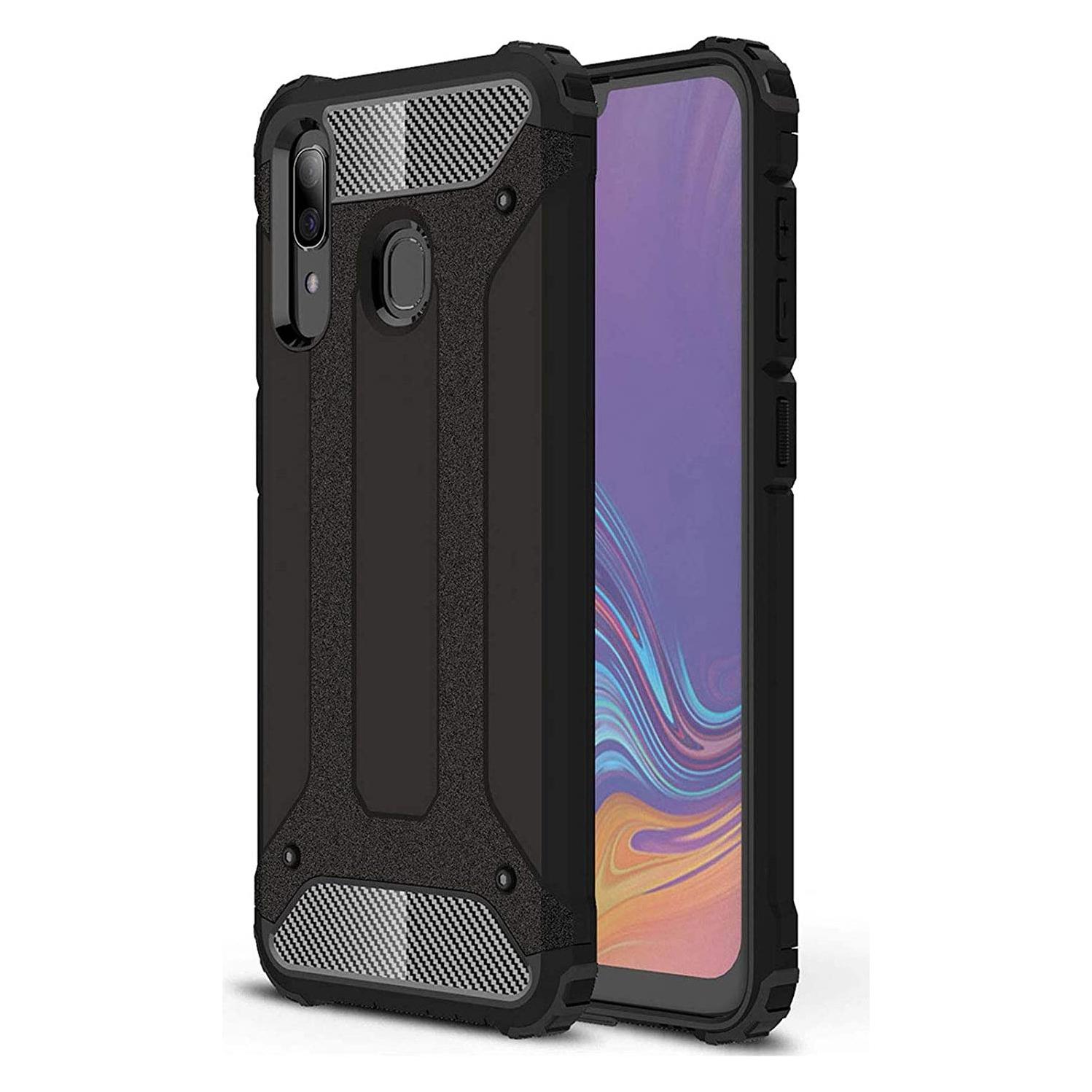 Techsuit - Hybrid Armor - Samsung Galaxy A20e - Black (Samsung Galaxy A20e) (56337105)