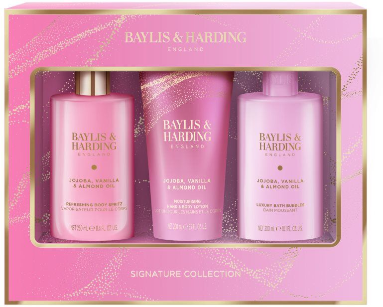 Baylis & Harding Jojoba, Vanilla & Almond Oil gift set W with almond oil