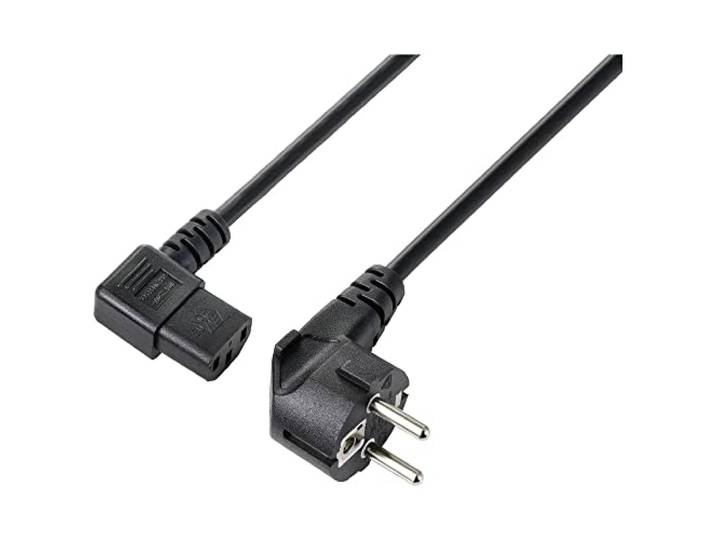 Sygonix SY-5243884 Apparaat (koud) Aansluitkabel Zwart 5.00 m