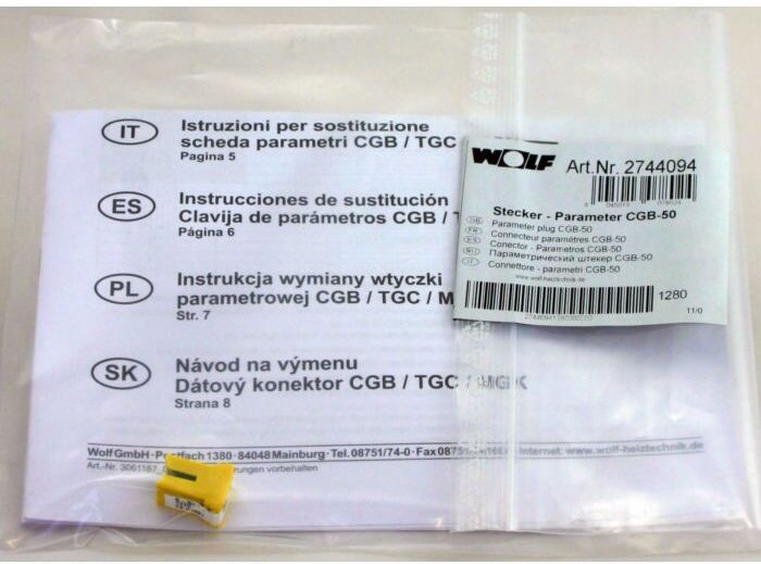 Wolf Parameterstecker 274409499 für CGB-50
