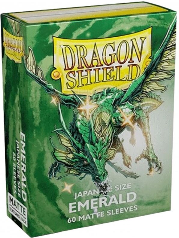 60 Sleeves Dragon Shield : Matte Japanese Emerald