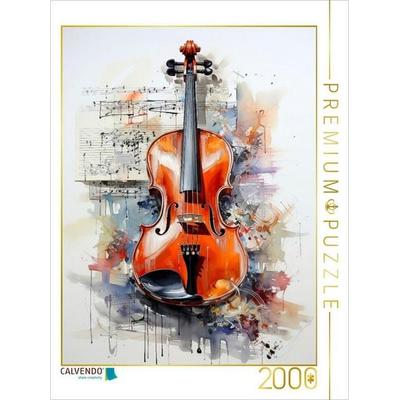 CALVENDO Puzzle Die Geige | 2000 Teile Lege-Größe 90x67cm Foto-Puzzle für glückliche Stunden