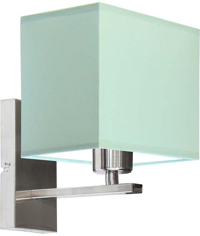 17 Stories Asavira Armed Sconce Brushed Steel/Mint