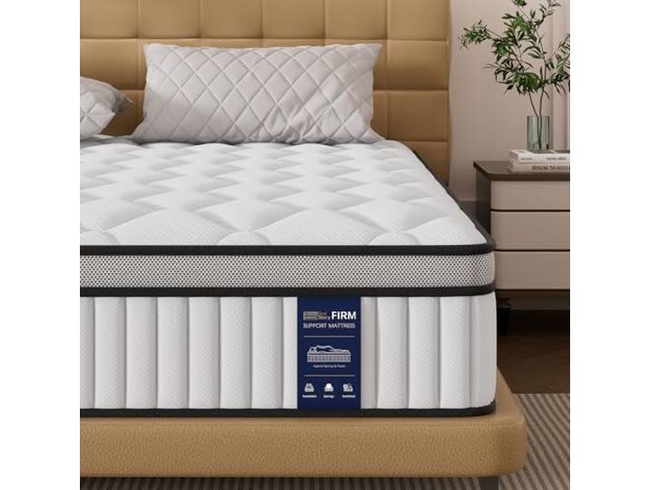 BedStory Matratze 160x200cm,Taschenfederkernmatratze Höhe 26cm,Orthopädische Matratze mit Komfortschaum H3&H4 Härtegrad,Federkernmatratze für Erwachsene Öko-Tex Zertifiziert & CertiPUR Zertifiziert